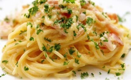Espaguetis a La Carbonara Receta Original Italiana