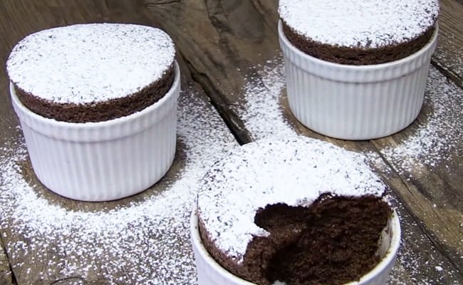 Souffle de Chocolate Receta Casera Como hacer Soufflé de chocolate (2)